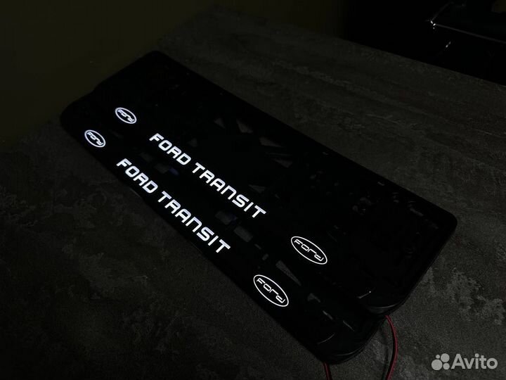 Номерная рамка c вашим логотипом и дизайном