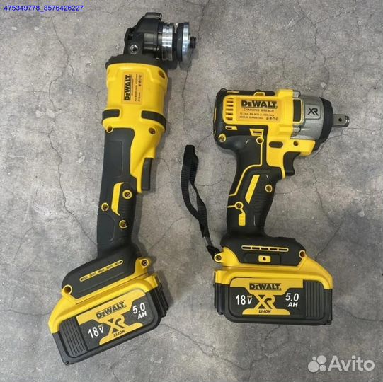 Новый набор DeWalt 2в1 Болгарка+Гайковерт 2 АКБ