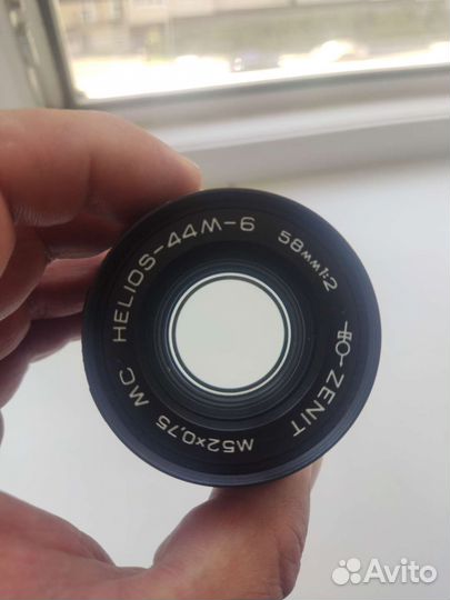 Объектив Гелиос Helios 44м6 +переходник М4/3