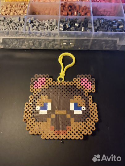 Брелок из термомозайки 
