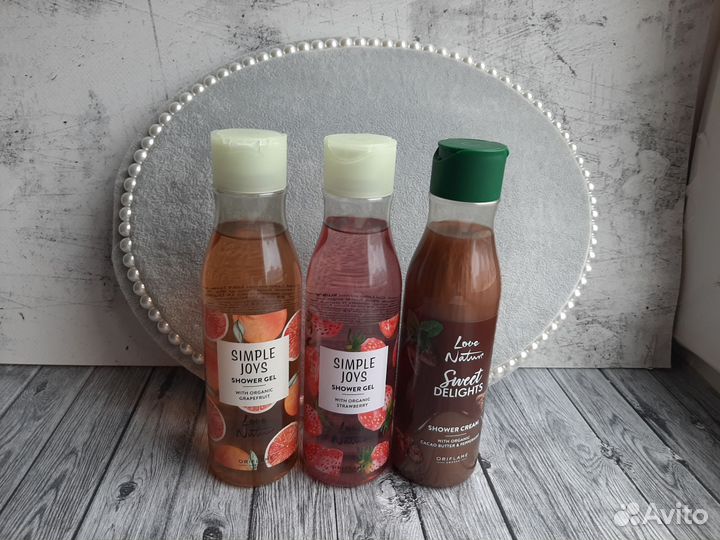 Гель для душа 3 шт и лосьон для тела Oriflame