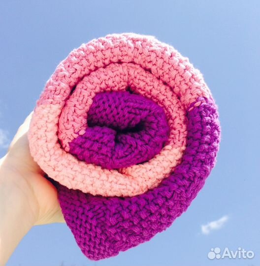 Новый детский плед handmade из хлопка