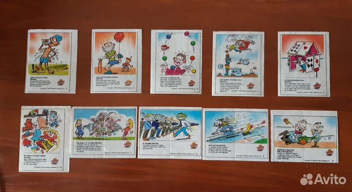 Вкладыши от жвачки Guinness (50 шт)