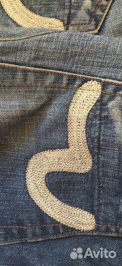Джинсы evisu винтажные