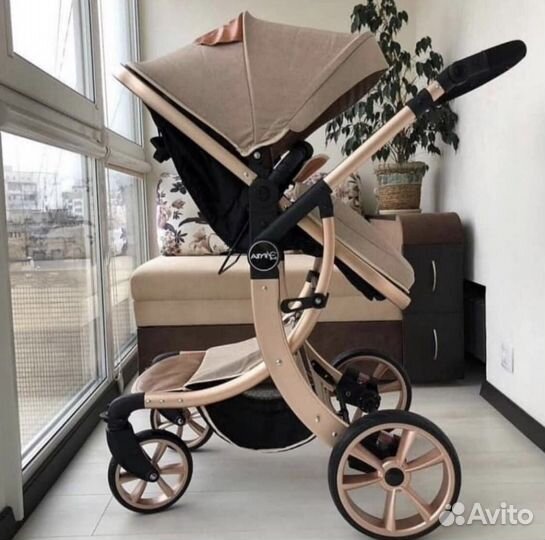 Коляска luxmom 2 в 1, 3 в 1