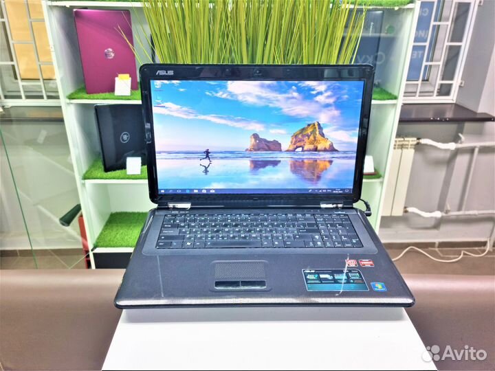 Ноутбук для работы учебы asus б/у