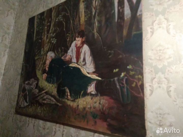 Картина СССР маслом на холсте