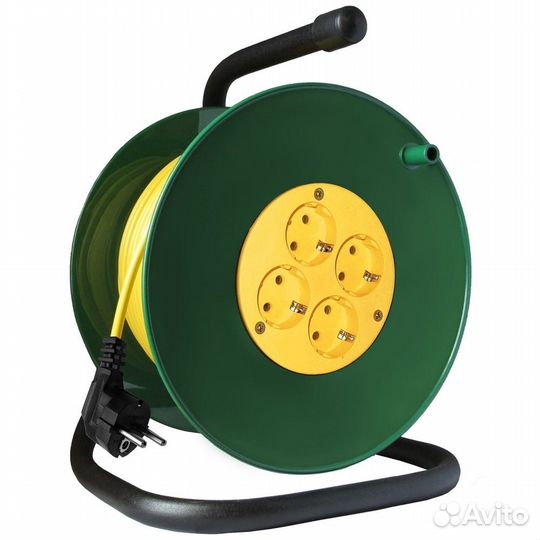 Удлинитель Союз S-3404 на катушке 4*40 м. 2.2 кВт