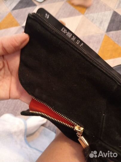 Зимние женские сапоги 38 натуральная замша