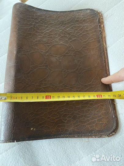 Старинная кожаная папка