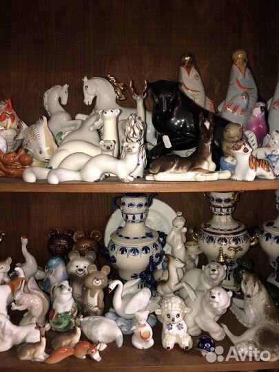Фарфоровые статуэтки анималистика