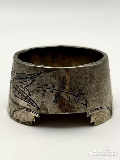 Солонка Русский стиль серебро 84 проба