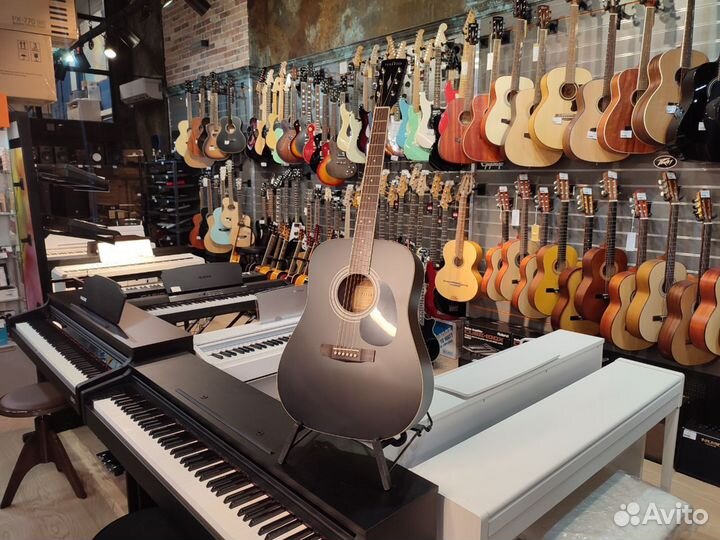 Parkwood W81-BKS - Акустическая гитара с чехлом