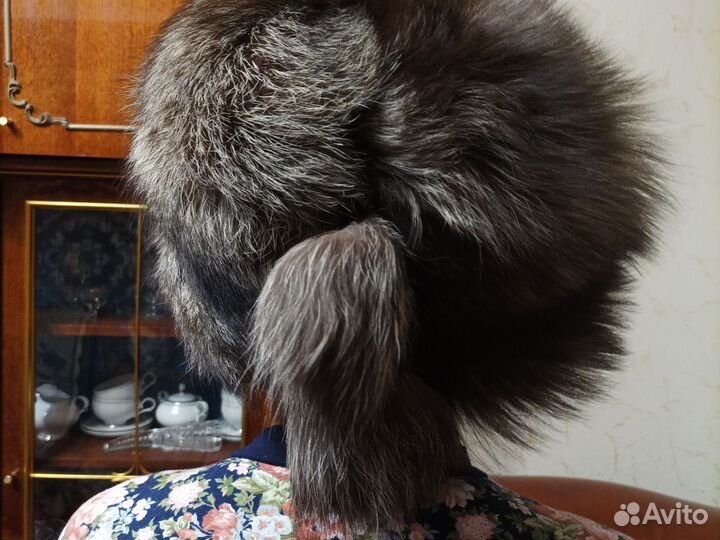 Шапка новая из чернобурки