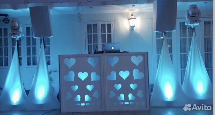 Диджей(Dj ) с профессиональным оборудованием