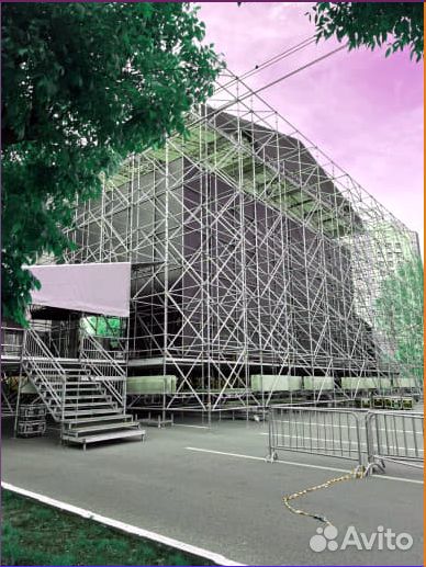 Продажа/аренда - строительные леса для сцен Layher