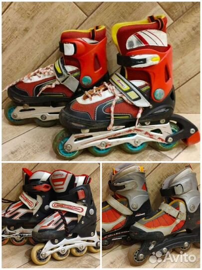 Ролики детские раздвижные р-ры 27-30, 31-34, 32-35