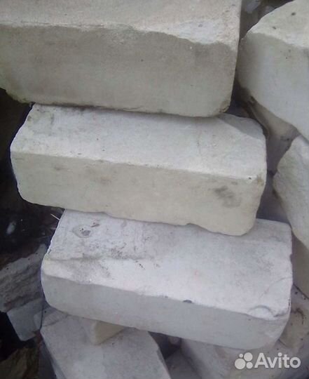 Кирпич белый силикатный бу