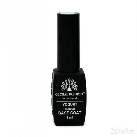 Каучуковая молочная френч база с полупрозрачной йо