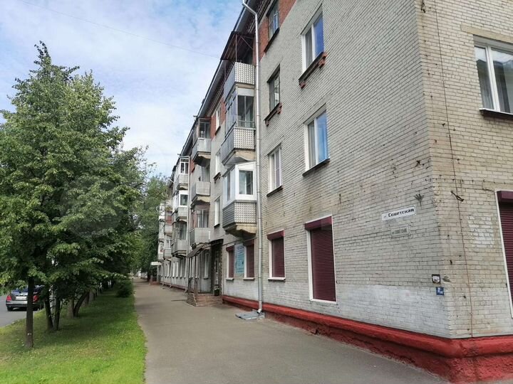 1-к. квартира, 40 м², 4/4 эт.