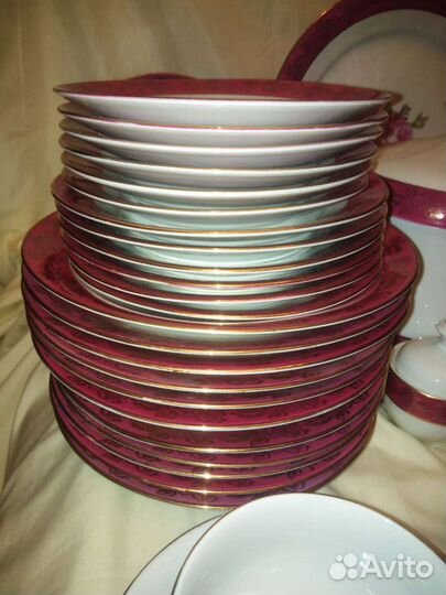 Столовый сервиз гдр розы