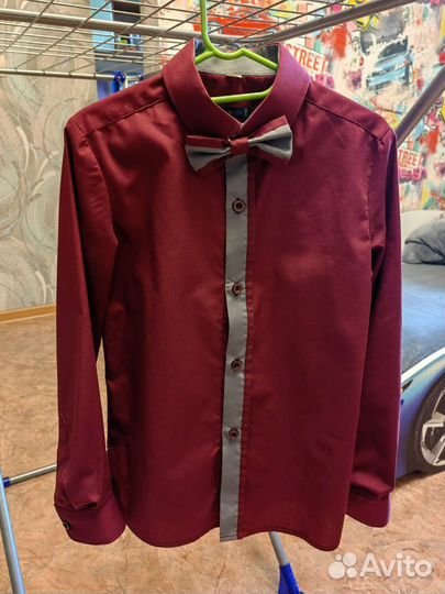 Рубашка для мальчика 128/134