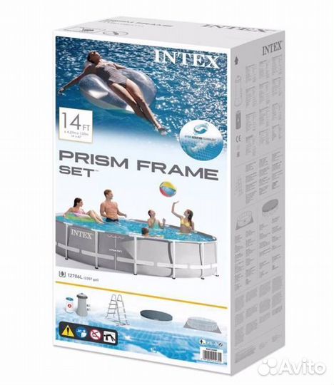 Каркасный бассейн Intex 427*107