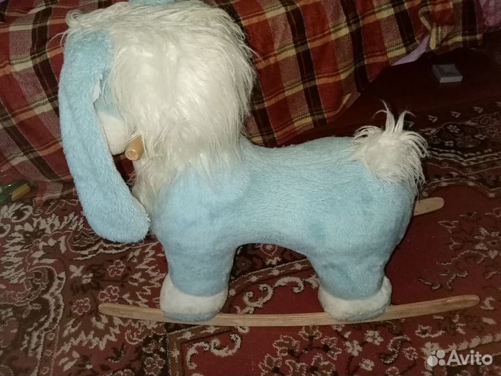 Детская качалка зайка