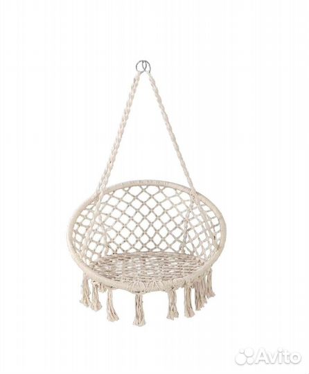 Гамак-кресло с бахромой