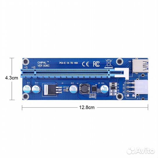 Райзер pci e x16