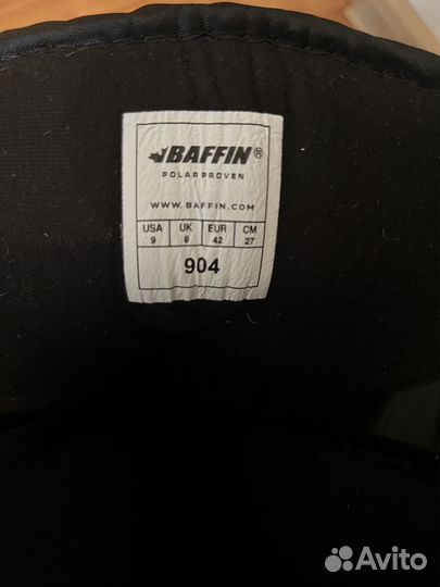 Сапоги зимние baffin/42 размер, до -100 С