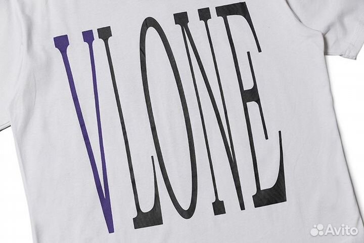 Футболка Vlone Basic White Purple