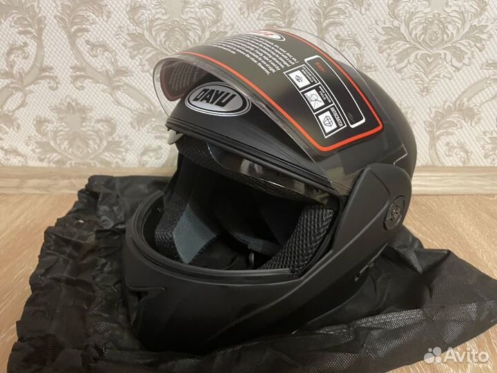 Мотошлем модуляр с комплектом