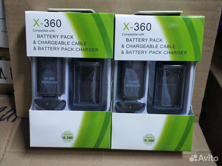 Xbox 360 аккумулятор, зарядка, крышка геймпада