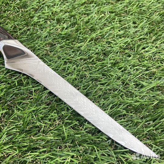 Нож обвалочный из стали VG-10,дерево акрил
