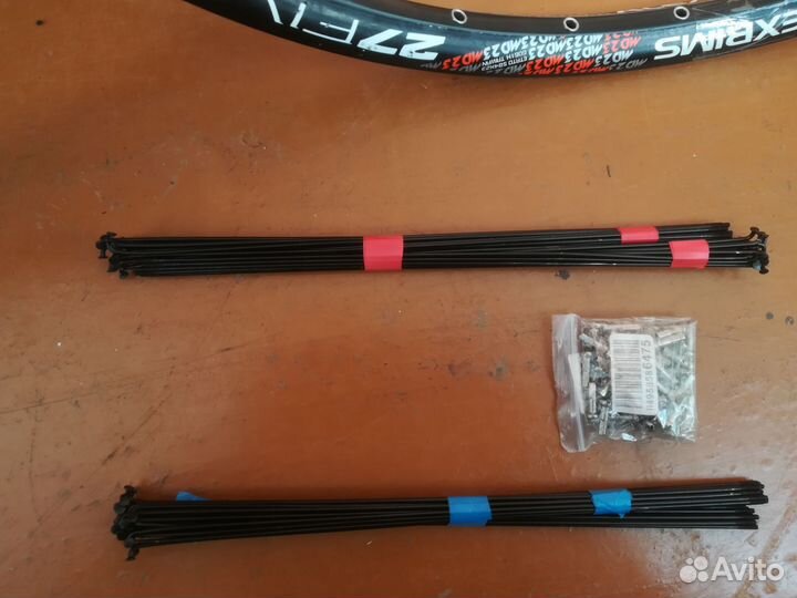 Обода 27.5 Alexrims MD 23 и спицы CN Spoke