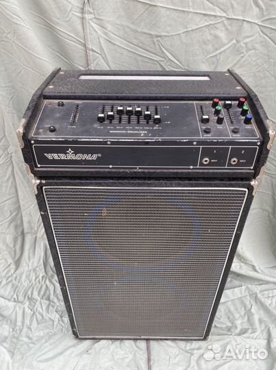 Усилитель Vermona и колонка с динамиками Кинап