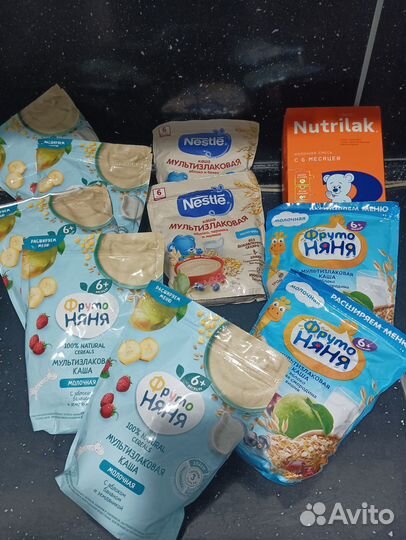 Детские каши молочные