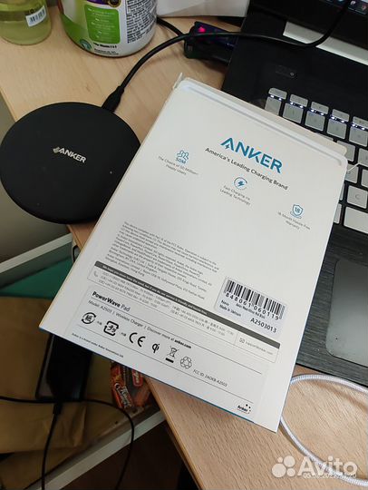 Беспроводное зарядное устройство Anker PowerWave