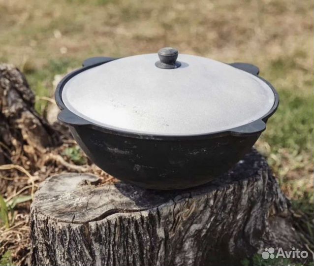 Казан чугyнный 6 лит