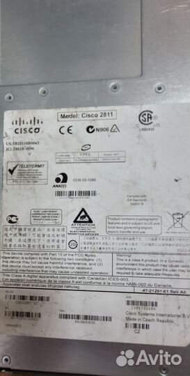 Сетевое оборудование Cisco 2800
