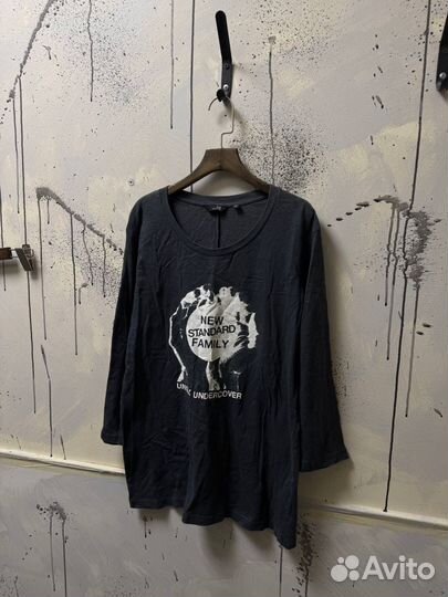 Лонгслив Undercover rare Black Logo 3/4 Оригинал