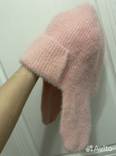 Шапка ушанка женская