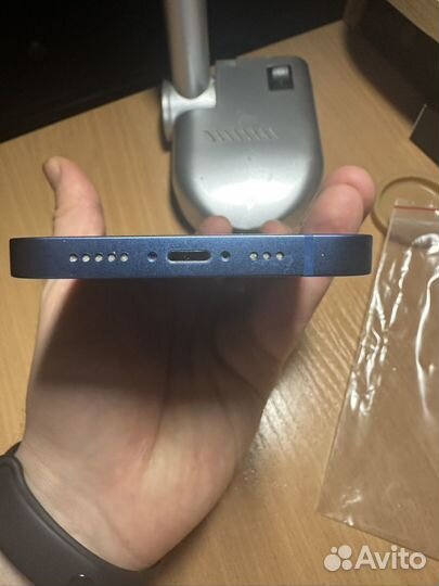 Корпус в сборе iPhone 13 синий, идеал