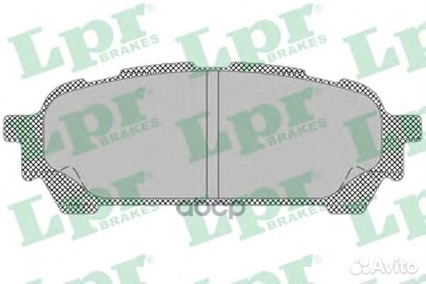 05P1335 Колодки тормозные subaru impreza 2.0 11