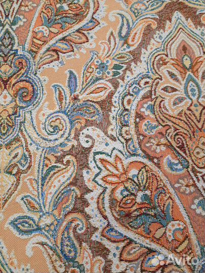 Ткань гобелен Дамаск с хлопком