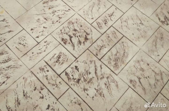 Бетонирование двора