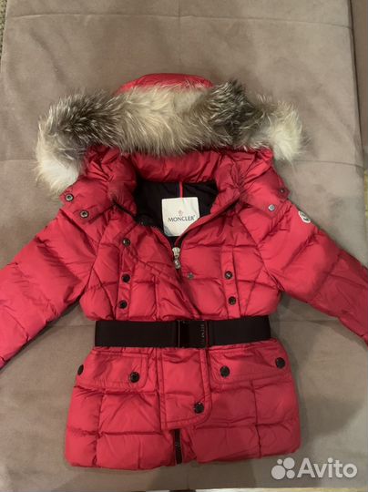 Пуховик moncler на девочку