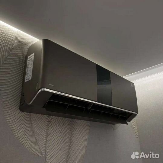 Установка кондиционера, закладка трасс, чистка