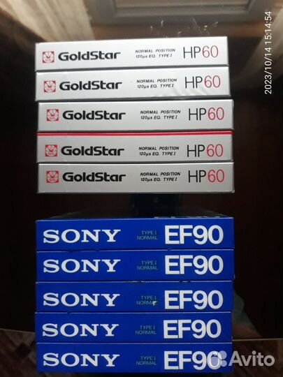 Аудиокассеты новые запечатанные